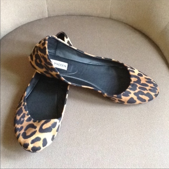 Steve Madden Shoes - Steve Madden Heaven Leopard Flats